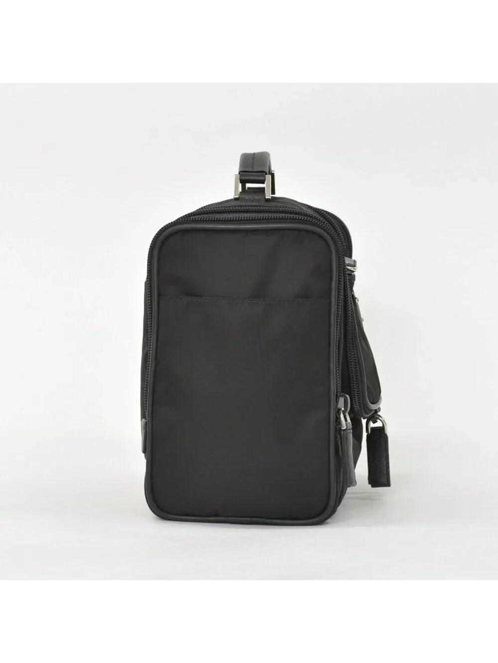 Prada Re-Nylon Travel Bag Carry on Pouch Nylon Saffiano Leather Triangle Logo
